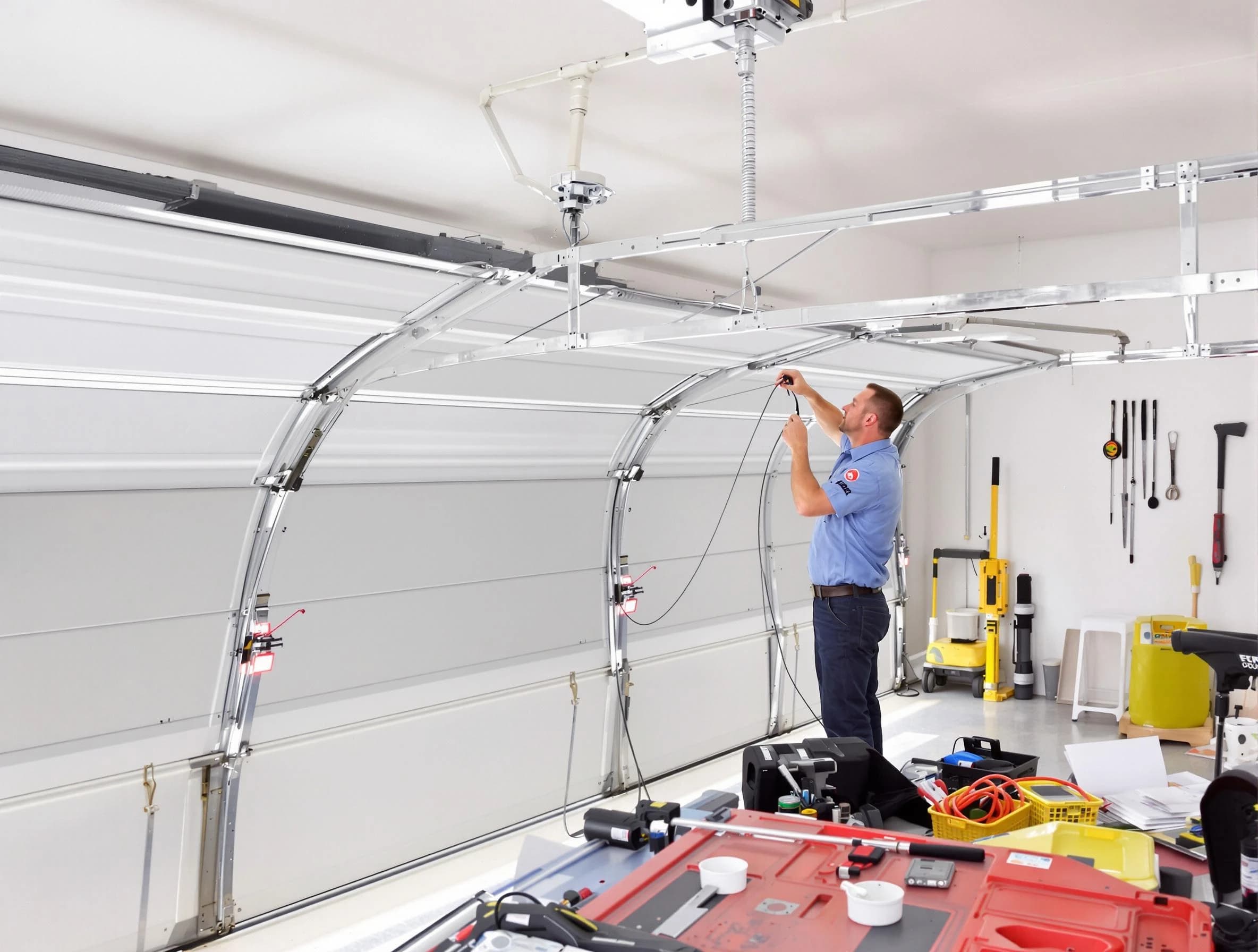 Garage door cable repair service by Innsbrook Garage Door Repair in Innsbrook