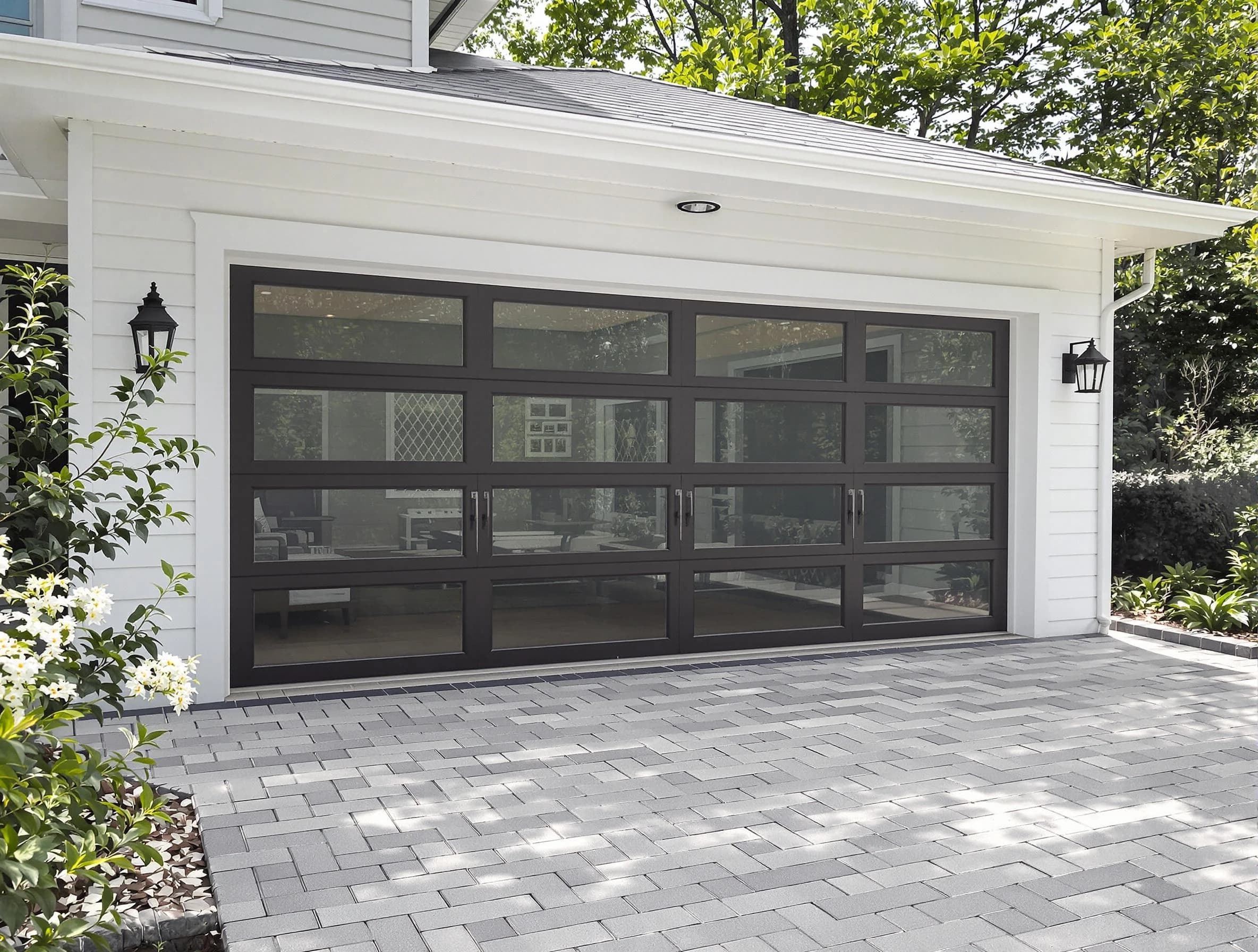 Innsbrook Garage Door Repair design specialist presenting custom garage door options to Innsbrook homeowner