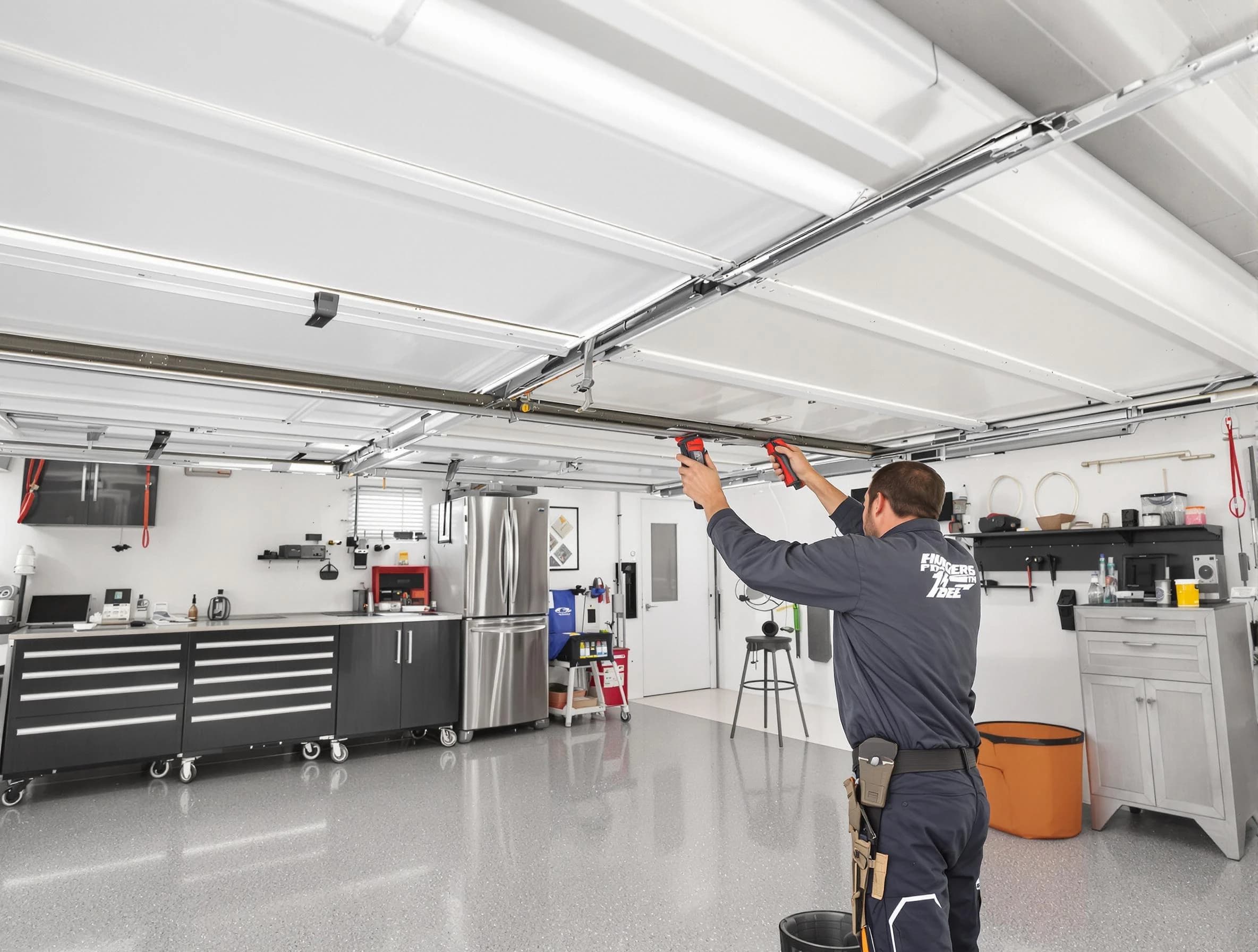 Overhead garage door repair service by Innsbrook Garage Door Repair in Innsbrook