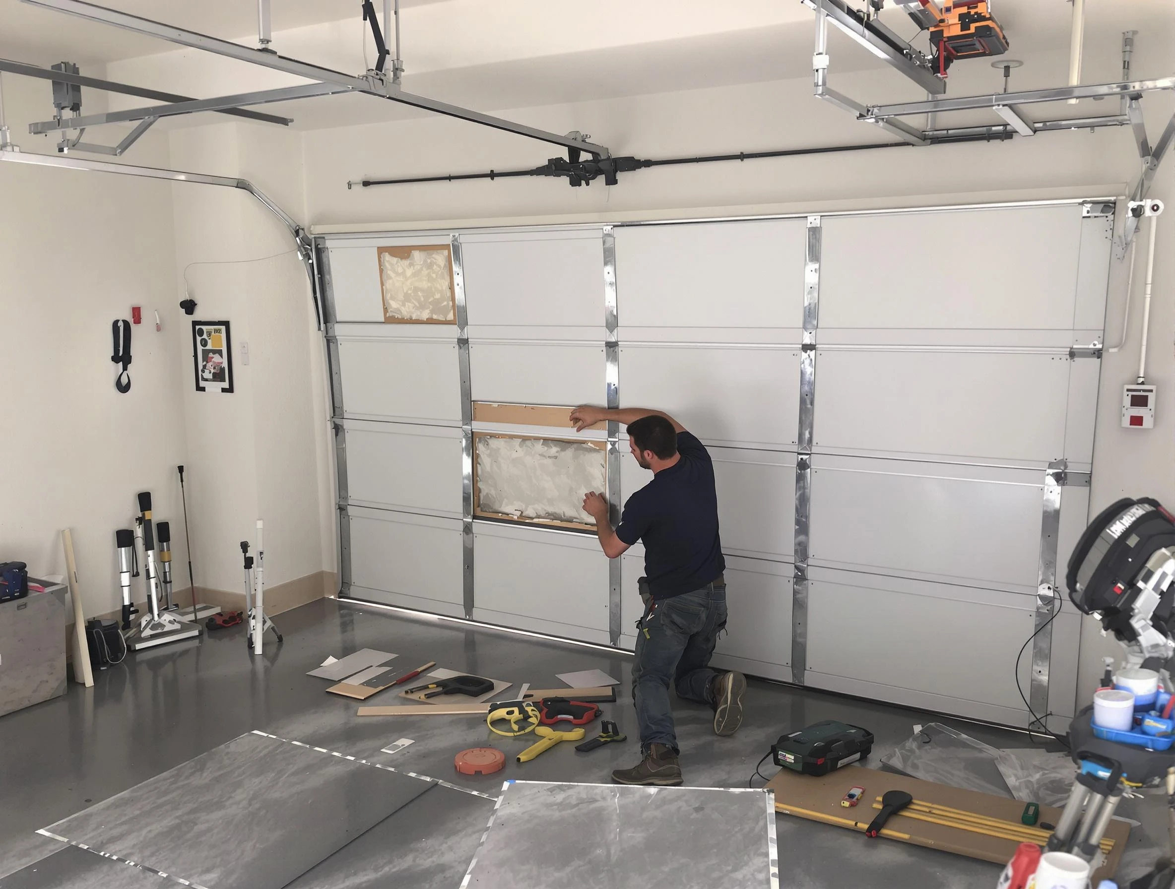 Garage Door Panel Repair in Innsbrook