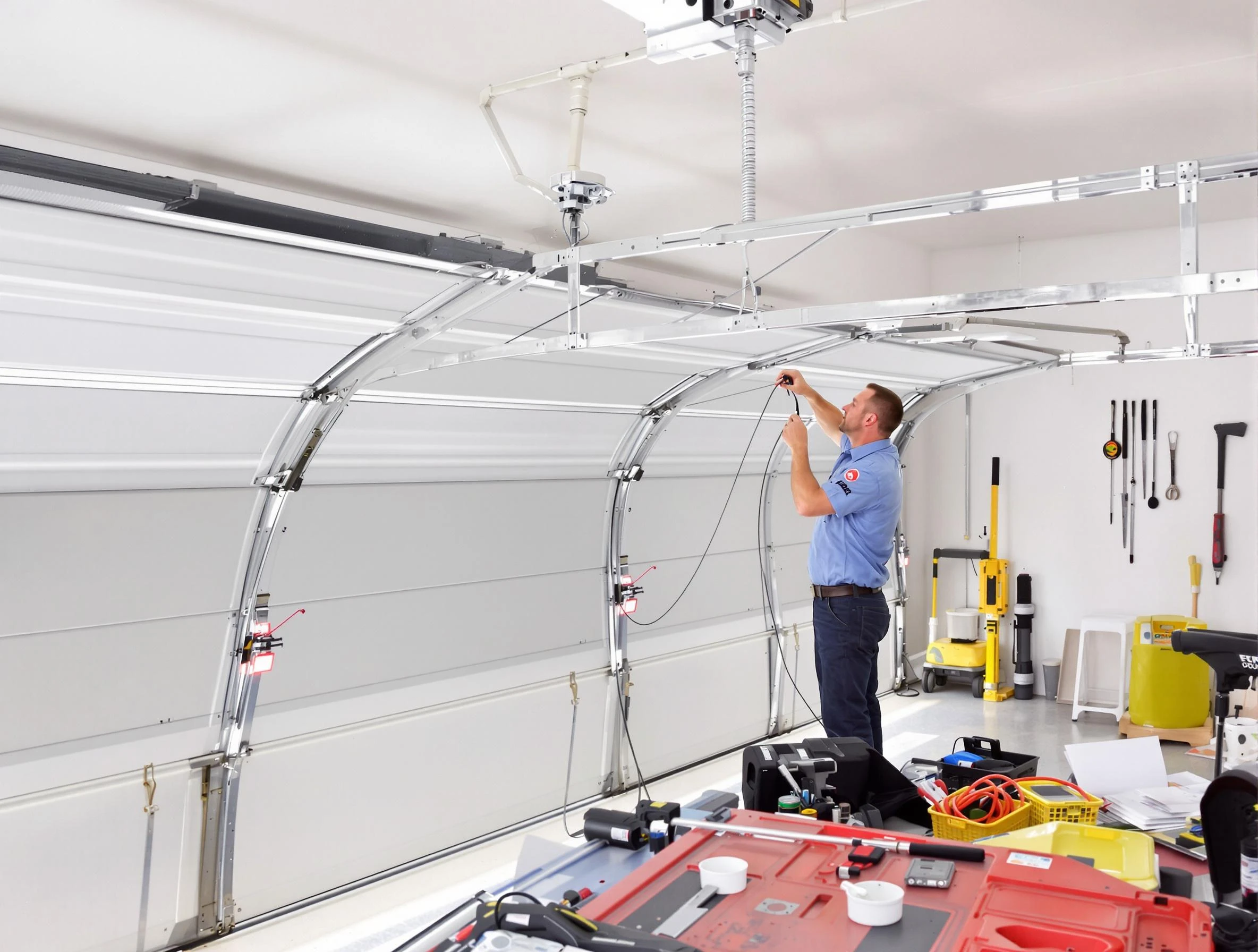 Garage door cable repair service by Innsbrook Garage Door Repair in Innsbrook