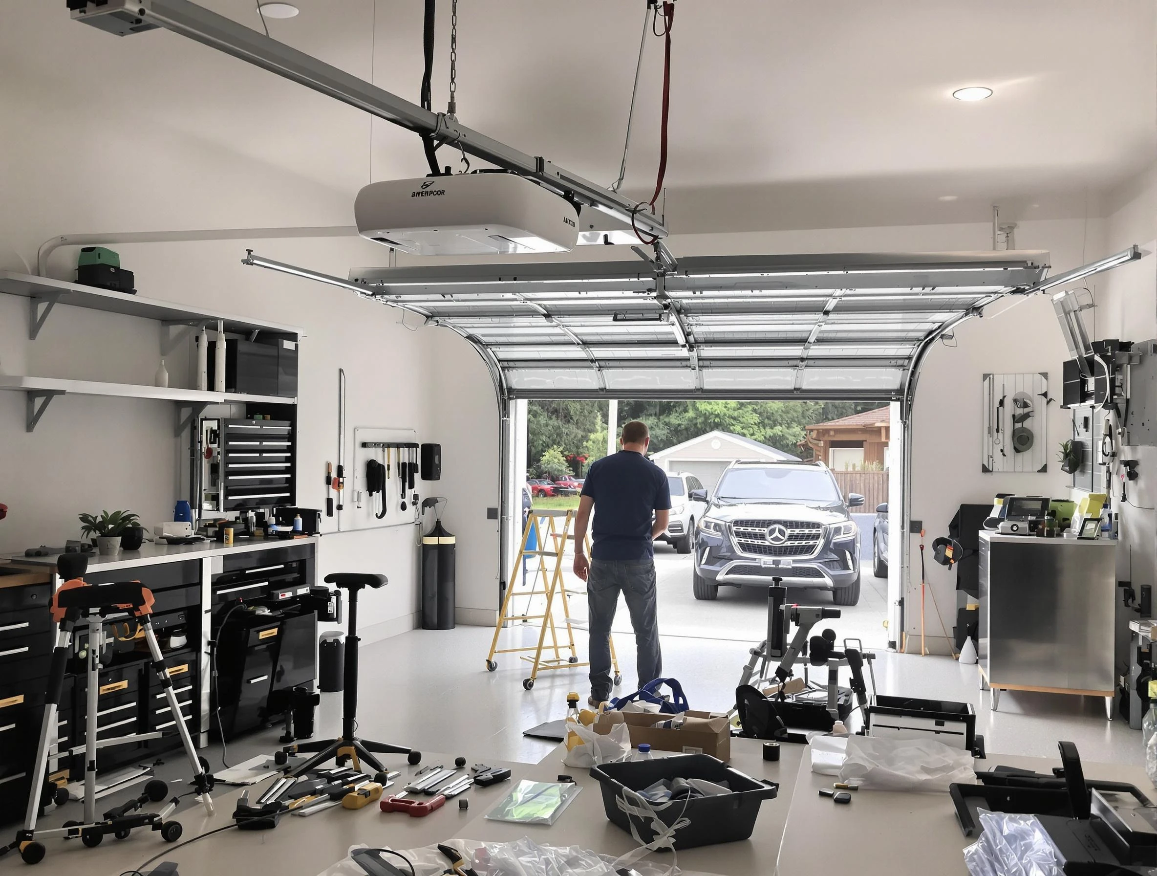 Garage door opener installation by Innsbrook Garage Door Repair in Innsbrook